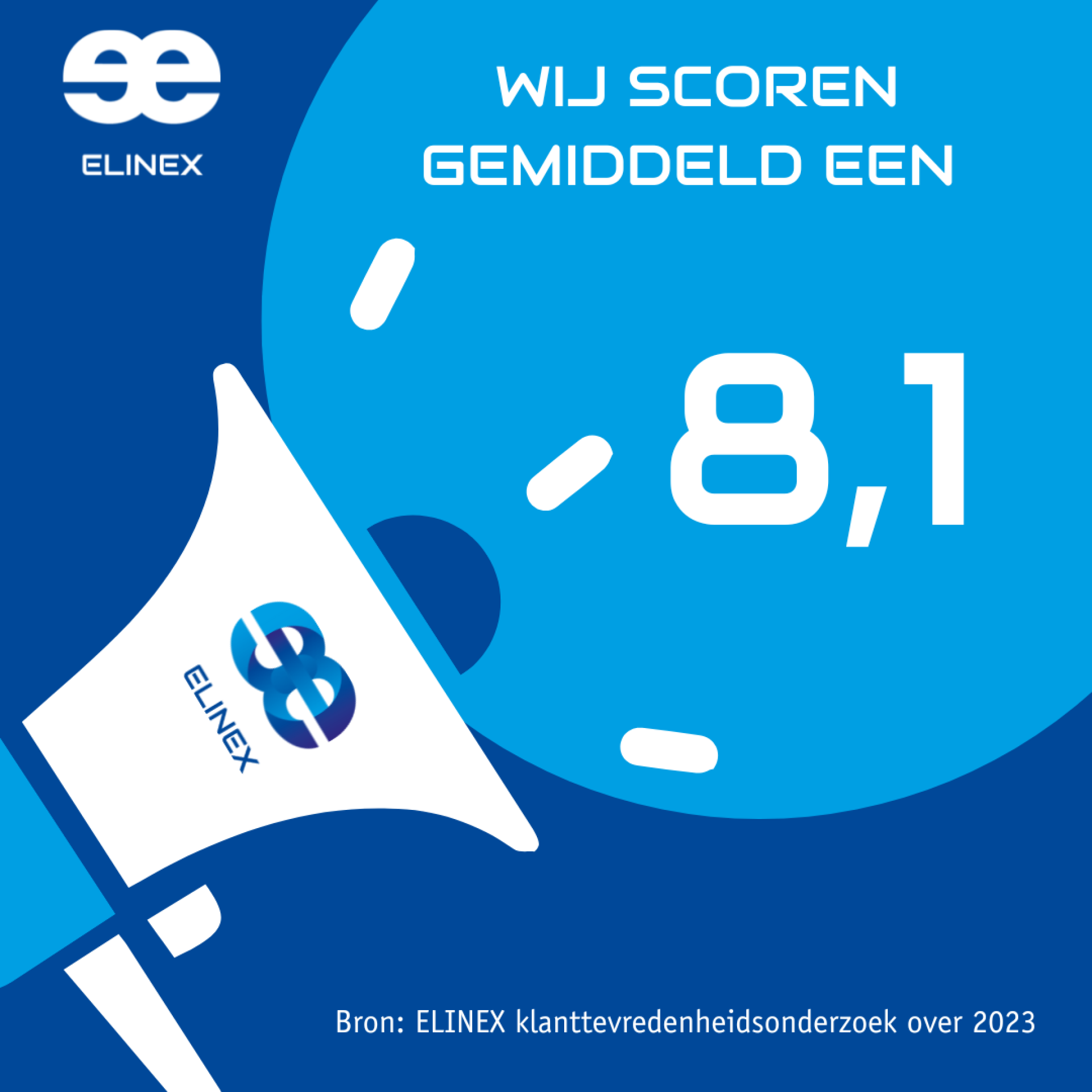 ELINEX customer satisfaction survey results regarding 2023