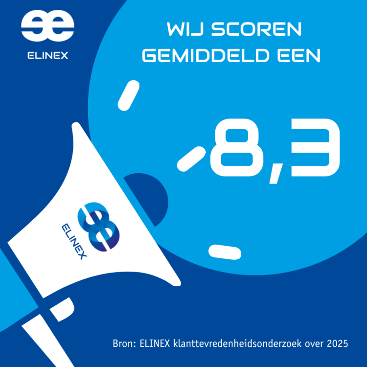 Uitslag Klanttevredenheidsonderzoek ELINEX over 2025