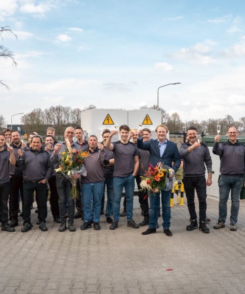 Peak load created by new construction handled with BESS