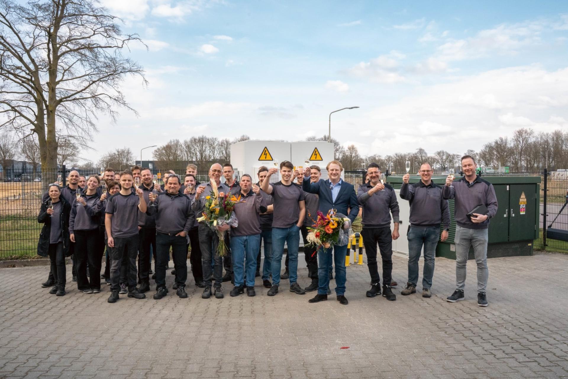 Piekbelasting ontstaan door nieuwbouw opgevangen met BESS