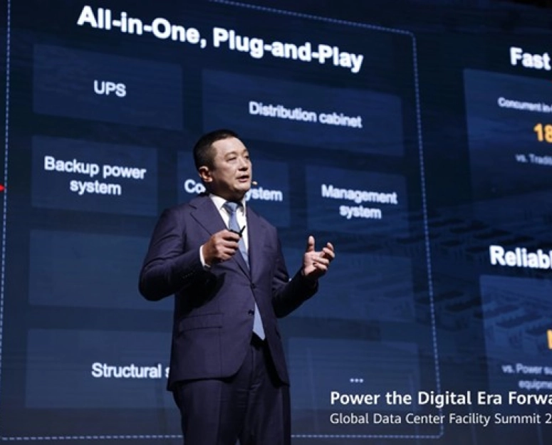 Huawei toont de AI Datacenter oplossing, waarmee zij de Datacenter Industrie een nieuw tijdperk van Intelligent Computing inleidt.