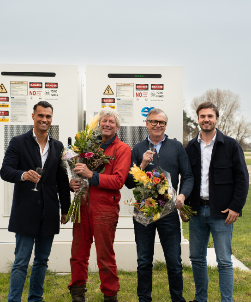 Gebroeders Kos oogst meer grip op energie met batterijopslag van ELINEX